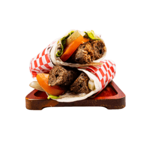 Beef Kabob Sandwich